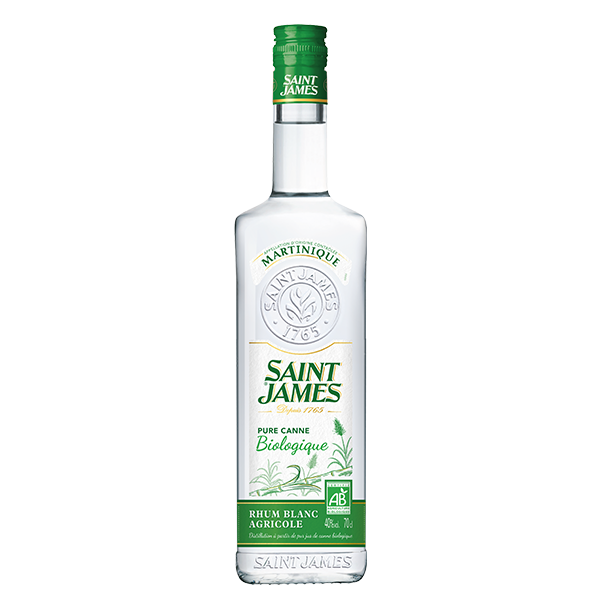 SAINT JAMES - Rhum blanc bio (40%)